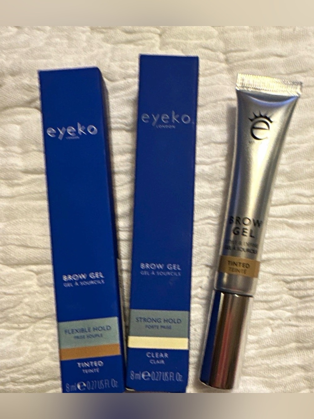 Eyeko Brow Gel x3 - tinted & clear